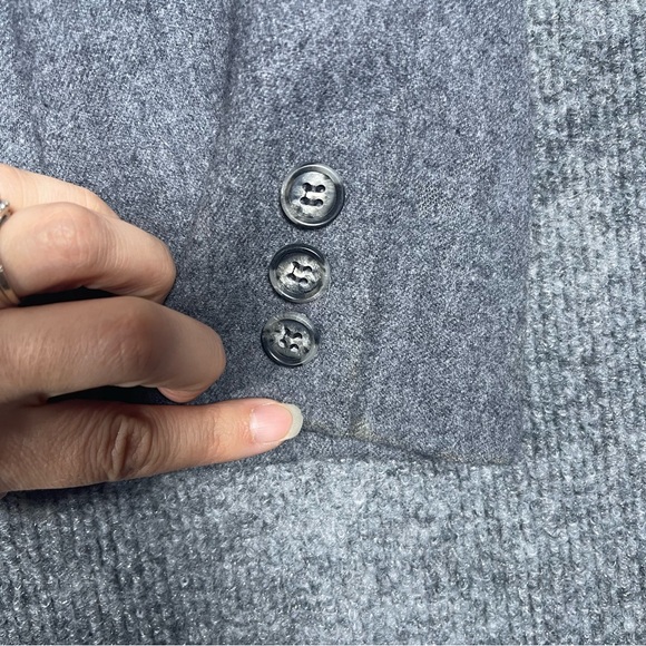 Pendleton Vintage Women’s 14 Gray Wool Blazer Old Money Professional Career Ware - Picture 11 of 14